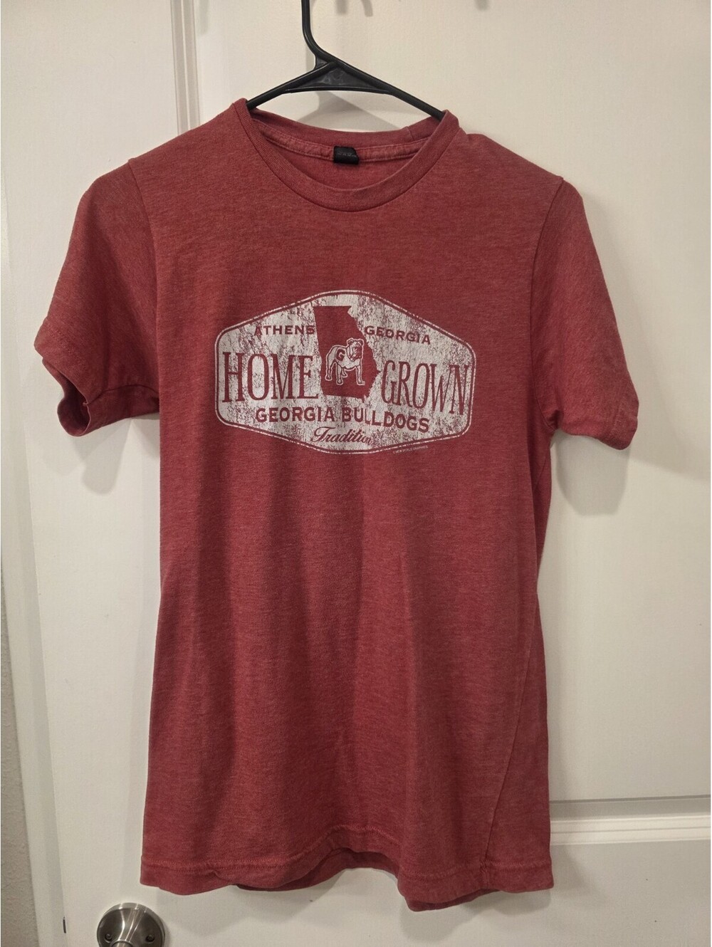 UGA Georgia Bulldogs Women's T-shirt Red Size Small